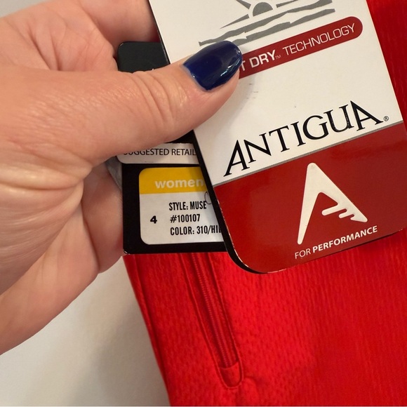 Women’s new Antigua Red athletic skort size 4 - Picture 3 of 5